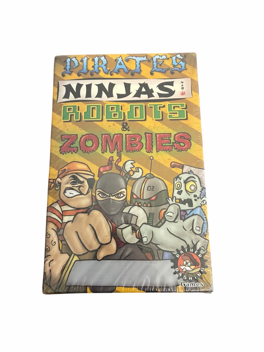 Pirates Ninjas Robots & Zombies Card Game - Yellow Box